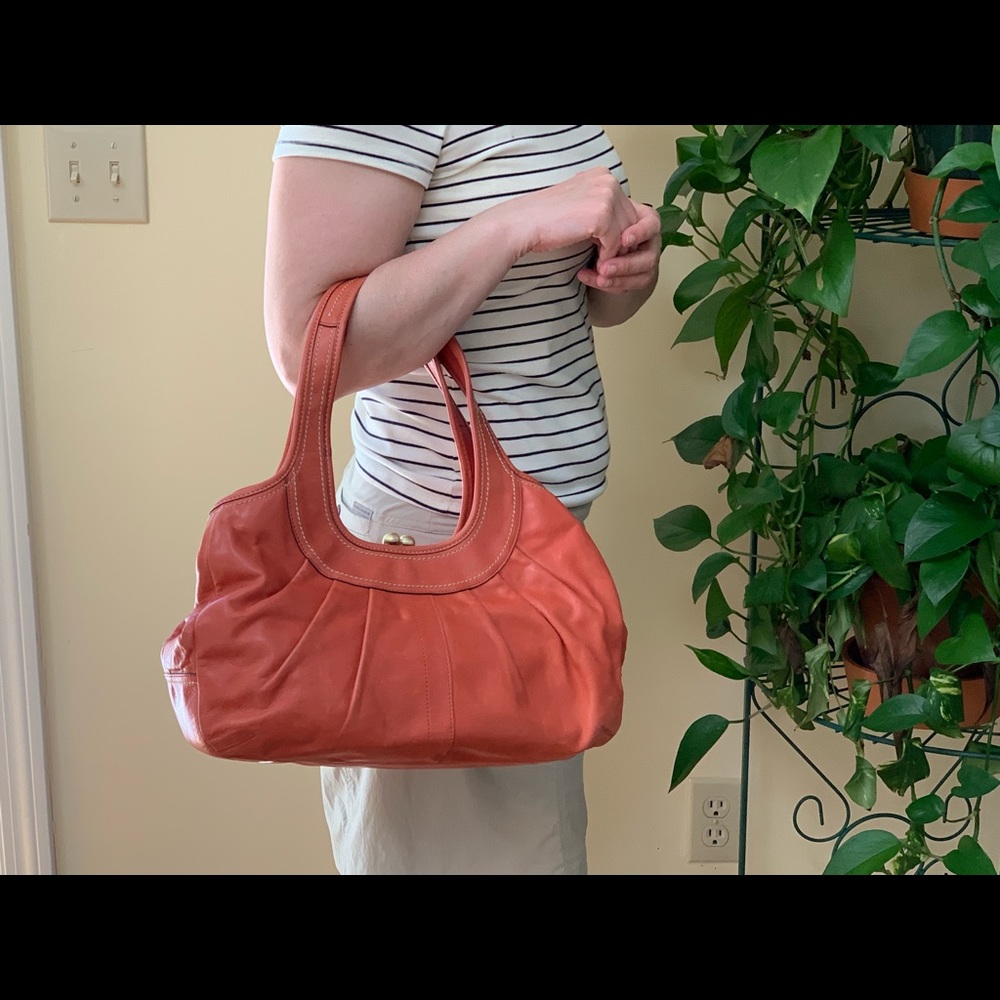 Coach Ergo Pleated Tatersall handbag